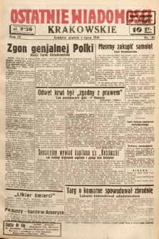 Ostatnie Wiadomości Krakowskie. 1934, nr 185