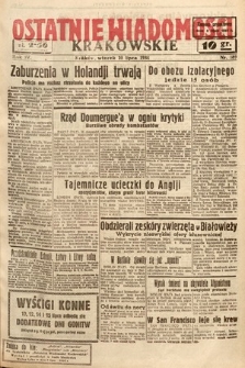 Ostatnie Wiadomości Krakowskie. 1934, nr 189