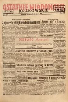 Ostatnie Wiadomości Krakowskie. 1934, nr 194