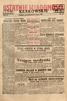 Ostatnie Wiadomości Krakowskie. 1934, nr 195