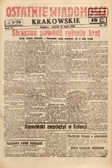 Ostatnie Wiadomości Krakowskie. 1934, nr 199