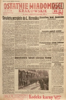 Ostatnie Wiadomości Krakowskie. 1934, nr 270