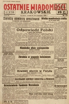 Ostatnie Wiadomości Krakowskie. 1934, nr 279