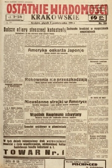 Ostatnie Wiadomości Krakowskie. 1934, nr 284