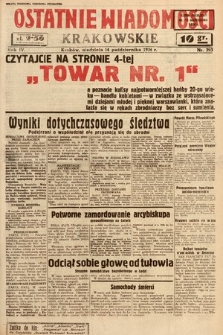 Ostatnie Wiadomości Krakowskie. 1934, nr 293