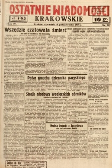 Ostatnie Wiadomości Krakowskie. 1934, nr 297