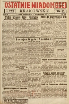 Ostatnie Wiadomości Krakowskie. 1934, nr 301