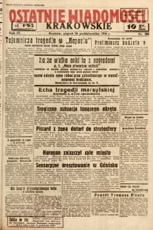 Ostatnie Wiadomości Krakowskie. 1934, nr 305