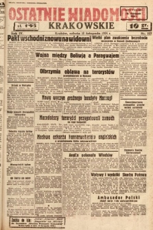 Ostatnie Wiadomości Krakowskie. 1934, nr 327