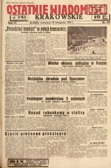 Ostatnie Wiadomości Krakowskie. 1934, nr 339