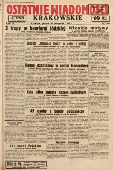 Ostatnie Wiadomości Krakowskie. 1934, nr 340