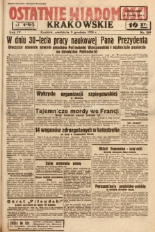 Ostatnie Wiadomości Krakowskie. 1934, nr 349