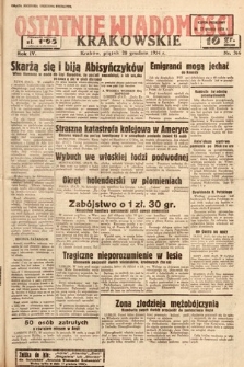 Ostatnie Wiadomości Krakowskie. 1934, nr 366