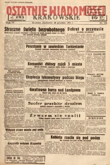 Ostatnie Wiadomości Krakowskie. 1934, nr 368