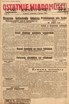 Ostatnie Wiadomości Krakowskie. 1935, nr 34