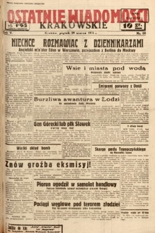 Ostatnie Wiadomości Krakowskie. 1935, nr 88