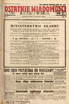 Ostatnie Wiadomości Krakowskie. 1935, nr 93
