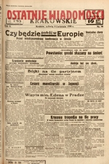 Ostatnie Wiadomości Krakowskie. 1935, nr 96