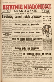Ostatnie Wiadomości Krakowskie. 1935, nr 139