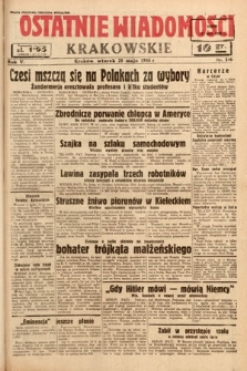 Ostatnie Wiadomości Krakowskie. 1935, nr 146