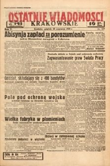 Ostatnie Wiadomości Krakowskie. 1935, nr 177