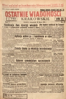 Ostatnie Wiadomości Krakowskie. 1935, nr 197