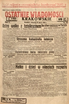 Ostatnie Wiadomości Krakowskie. 1935, nr 202