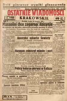 Ostatnie Wiadomości Krakowskie. 1935, nr 238