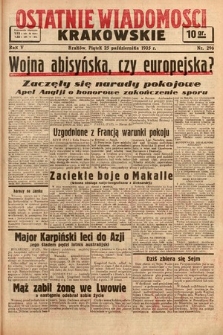 Ostatnie Wiadomości Krakowskie. 1935, nr 296