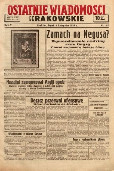 Ostatnie Wiadomości Krakowskie. 1935, nr 310