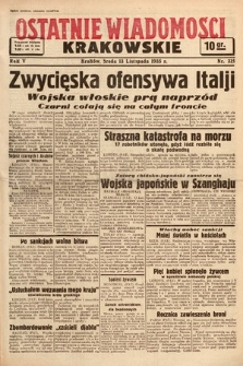 Ostatnie Wiadomości Krakowskie. 1935, nr 315