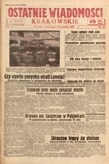Ostatnie Wiadomości Krakowskie. 1935, nr 361