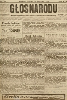 Głos Narodu. 1914, nr 25