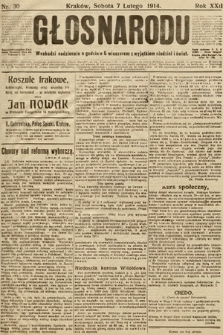 Głos Narodu. 1914, nr 30