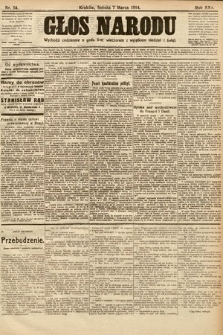 Głos Narodu. 1914, nr 54
