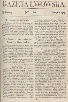 Gazeta Lwowska. 1818, nr 120