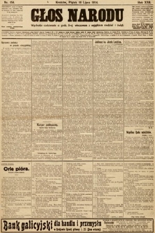 Głos Narodu. 1914, nr 154