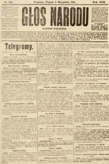 Głos Narodu (wydanie wieczorne). 1914, nr 210