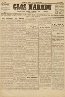 Głos Narodu (wydanie wieczorne). 1914, nr 229