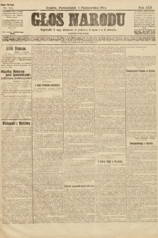 Głos Narodu (wydanie wieczorne). 1914, nr 241