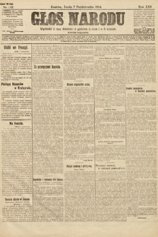 Głos Narodu (wydanie wieczorne). 1914, nr 243