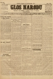 Głos Narodu (wydanie wieczorne). 1914, nr 268