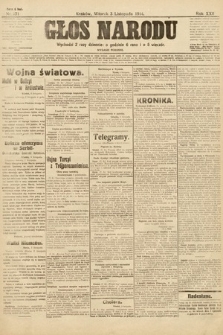 Głos Narodu (wydanie poranne). 1914, nr 271