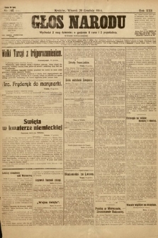 Głos Narodu (wydanie popołudniowe). 1914, nr 286