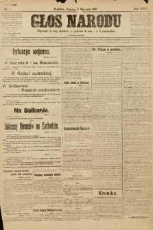 Głos Narodu (wydanie poranne). 1915, nr 2