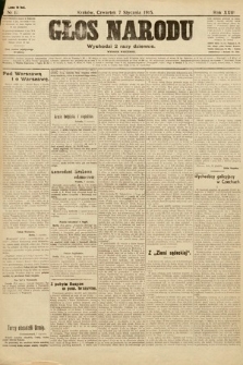 Głos Narodu (wydanie wieczorne). 1915, nr 11