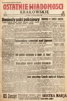 Ostatnie Wiadomości Krakowskie. 1933, nr 185