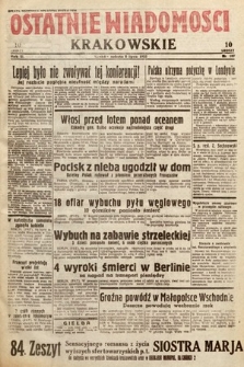Ostatnie Wiadomości Krakowskie. 1933, nr 187