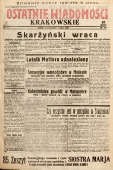 Ostatnie Wiadomości Krakowskie. 1933, nr 189