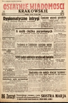 Ostatnie Wiadomości Krakowskie. 1933, nr 191